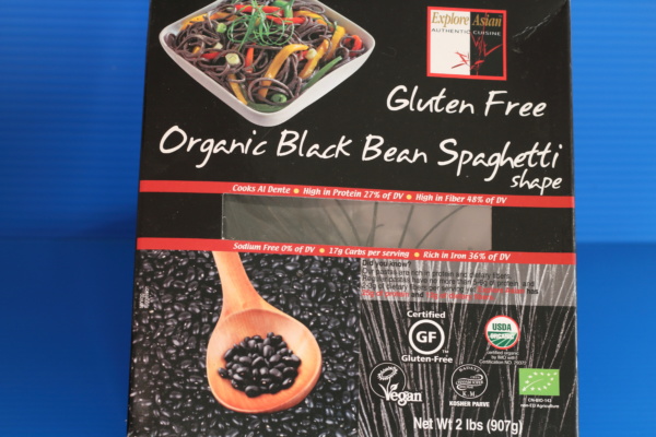 Another pasta I highly recommend is this Organic Black Bean Pasta, which is gluten free!  It is made and distributed by Explore Asian Inc.  I purchased this at our local Sam's Club.